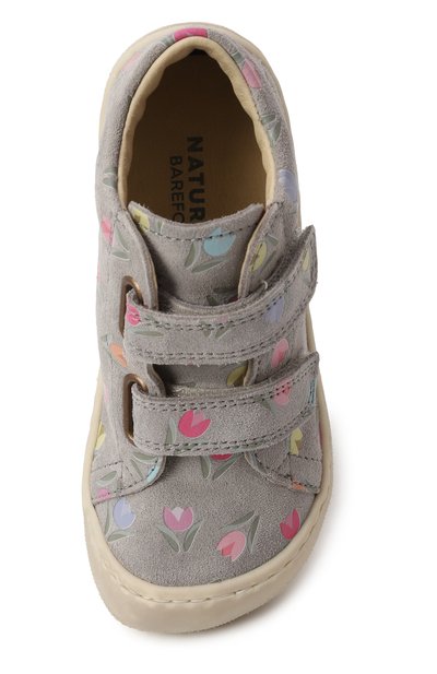 Замшевые кеды amur vl NATURINO серого цвета по цене 9950 руб., арт. 2018468/26/18-26, фото 4 Замшевые кеды amur vl NATURINO, арт. 2018468/26/18-26, фото 4