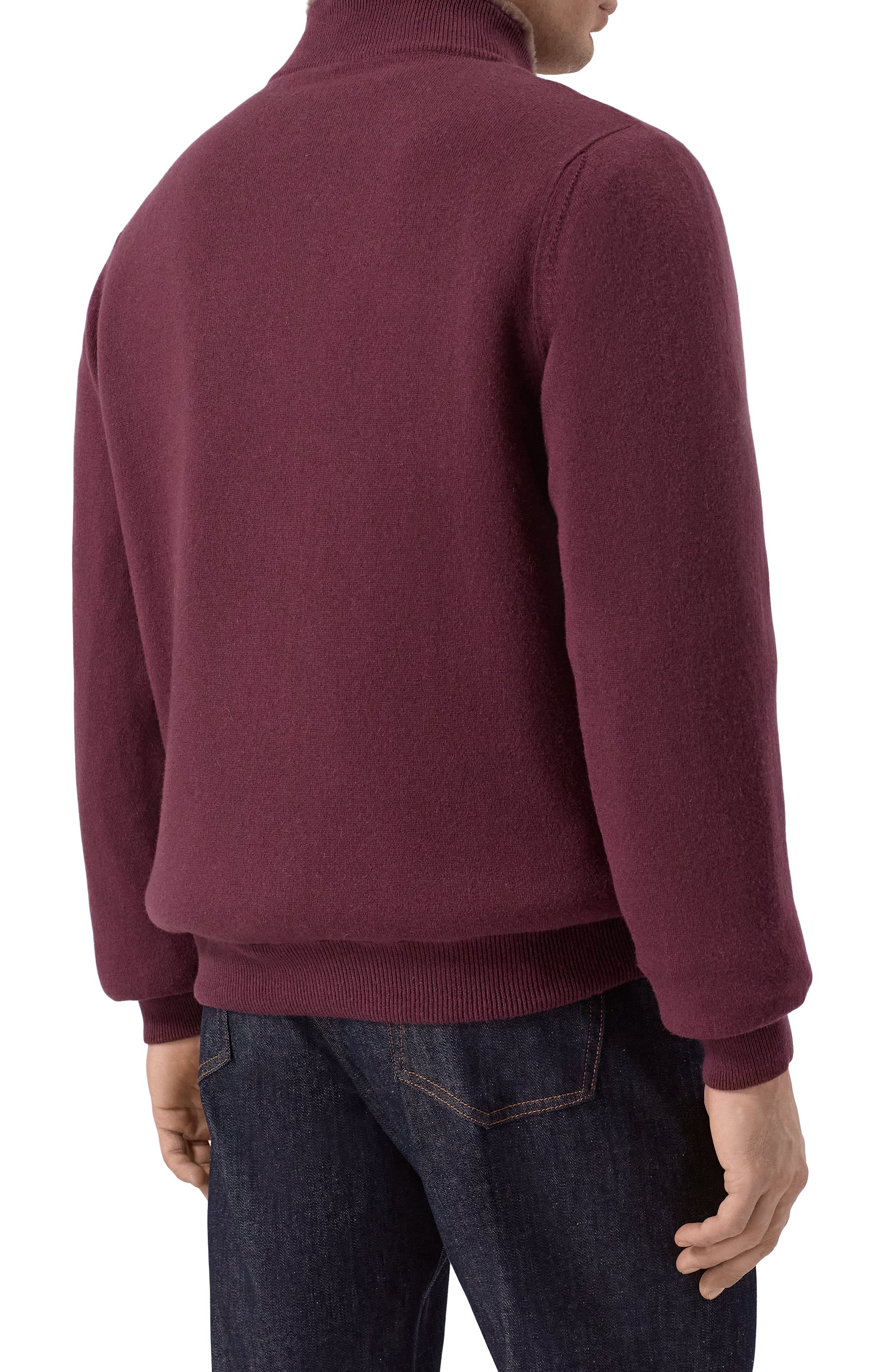 Кашемировый кардиган с подкладкой из овчины KITON, арт. UMK1489K340, фото 4