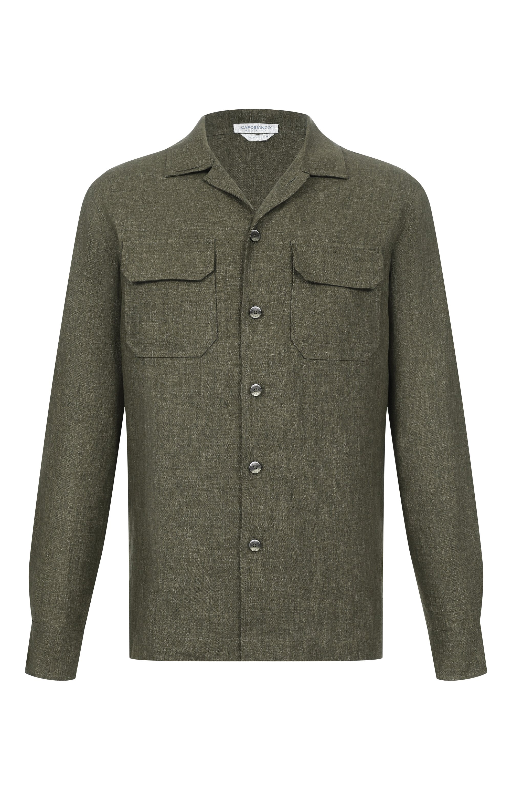 Льняная рубашка CAPOBIANCO, арт. 20M515.LL00., фото 1