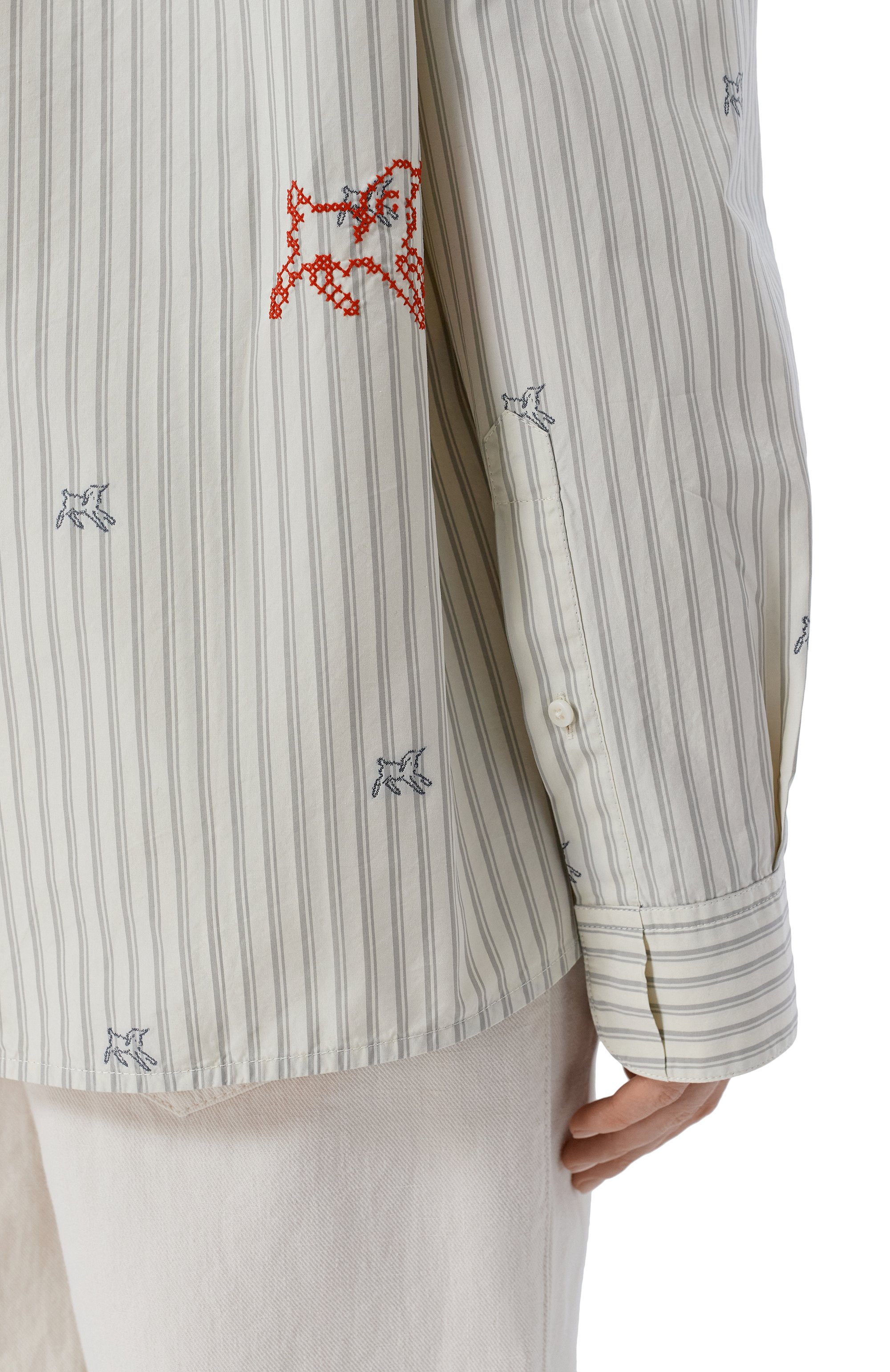 Хлопковая рубашка JACQUEMUS, арт. 26ESHW00566/AW00750, фото 5