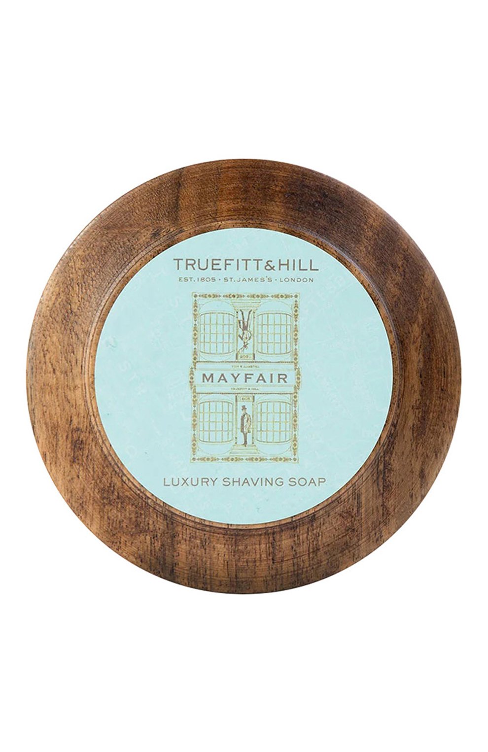 Люкс-мыло для бритья mayfair в деревянной чаше (100g) TRUEFITT AND HILL, арт. 01152, фото 1