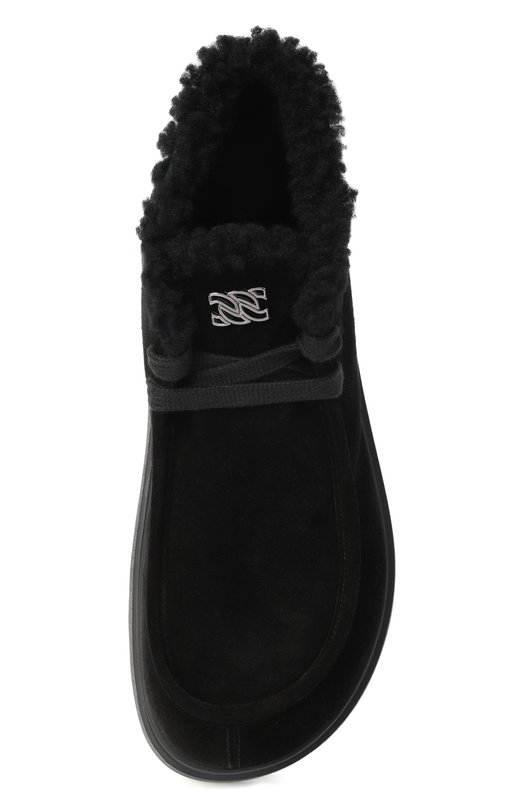 Замшевые ботинки Ale Casadei 2R525A041N/VEL0U Чёрный  2R525A041N/VEL0U Фото 6