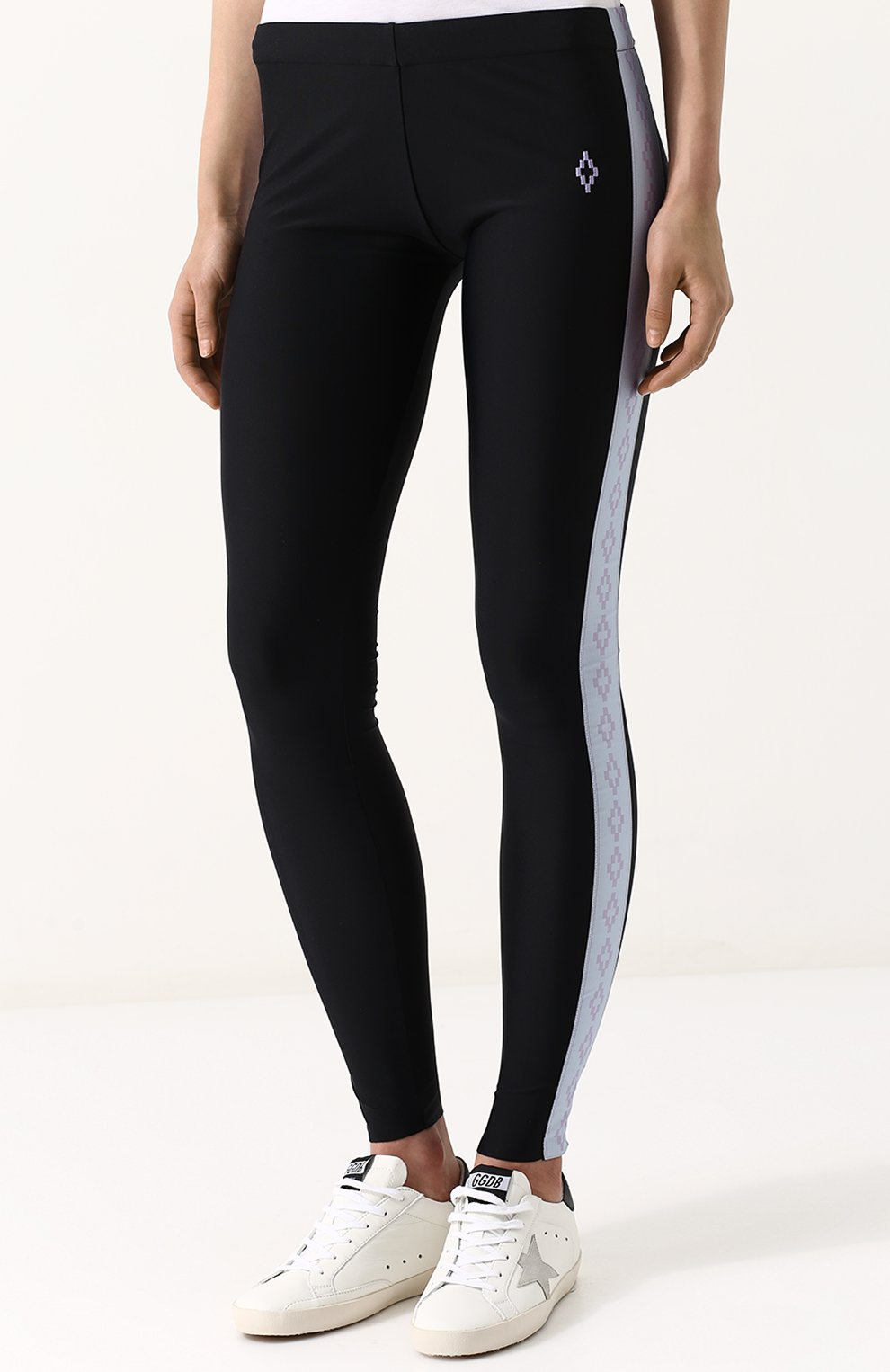 Легинсы с контрастными лампасами MARCELO BURLON, арт. CWCD003S188052571031, фото 3