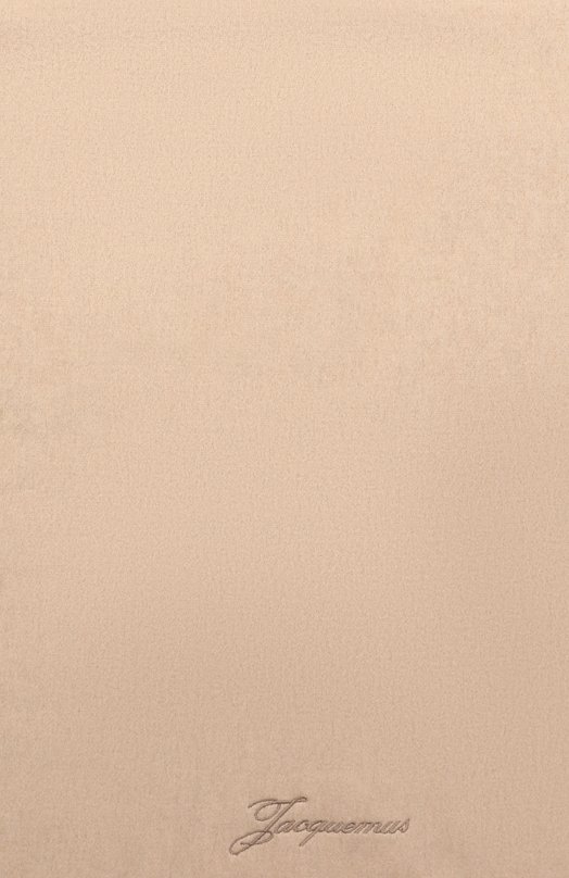 Шарф из шерсти и кашемира Jacquemus 25HACU00792/AK00290 Бежевый  25HACU00792/AK00290 Фото 4