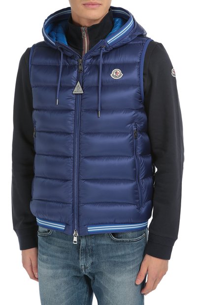 Пуховый стеганый жилет с капюшоном MONCLER, арт. B2-091-43390-49-53334, фото 3