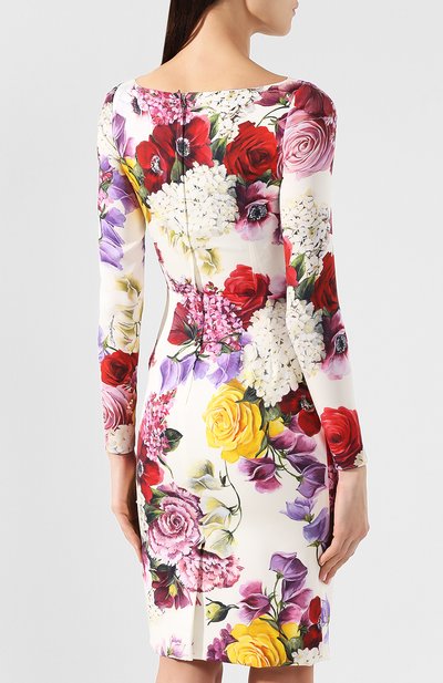 Шелковое платье DOLCE & GABBANA, арт. F6D3UT/FSAX3, фото 4