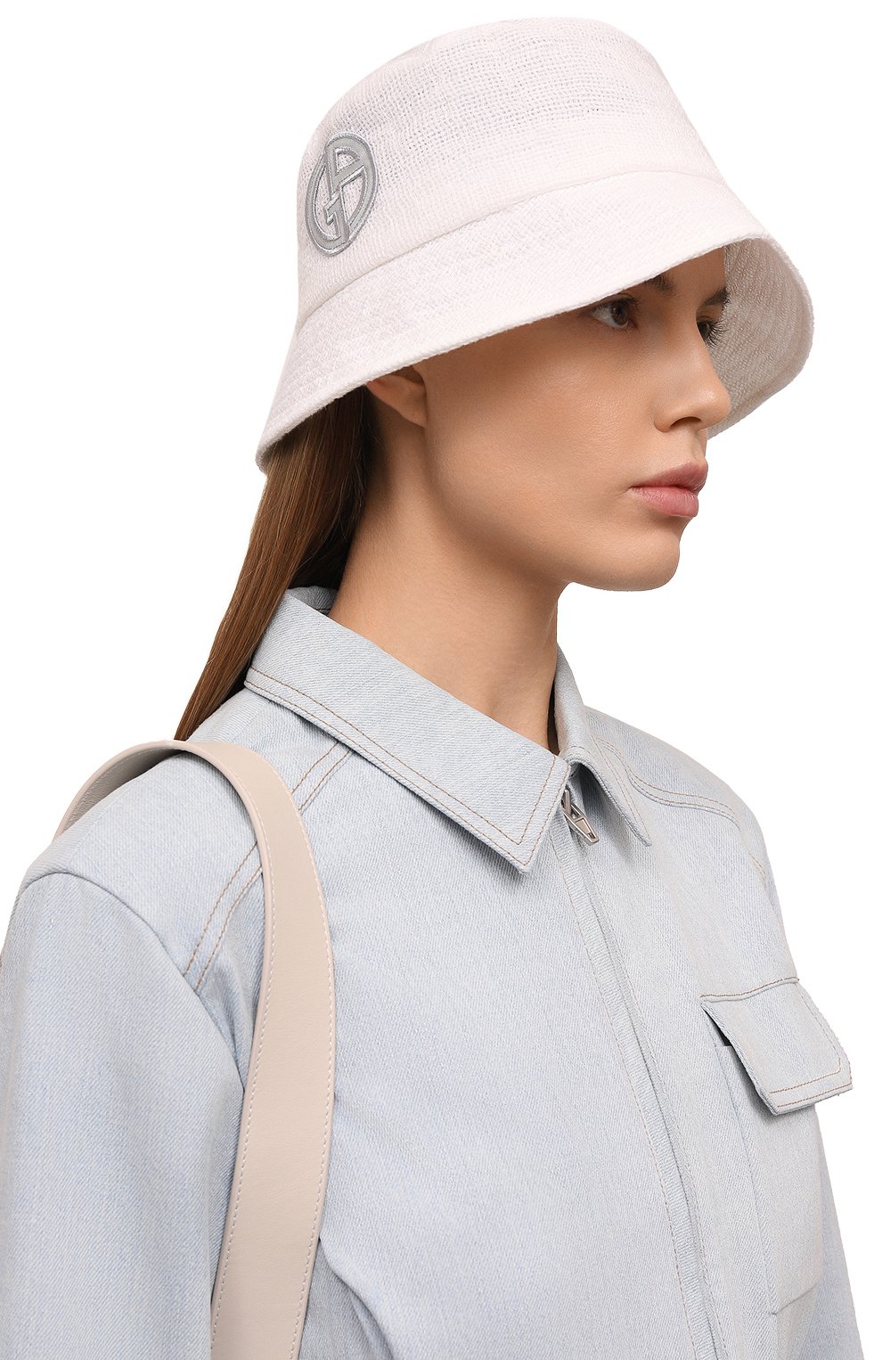 Льняная панама GIORGIO ARMANI, арт. GW000058/AF10121, фото 2