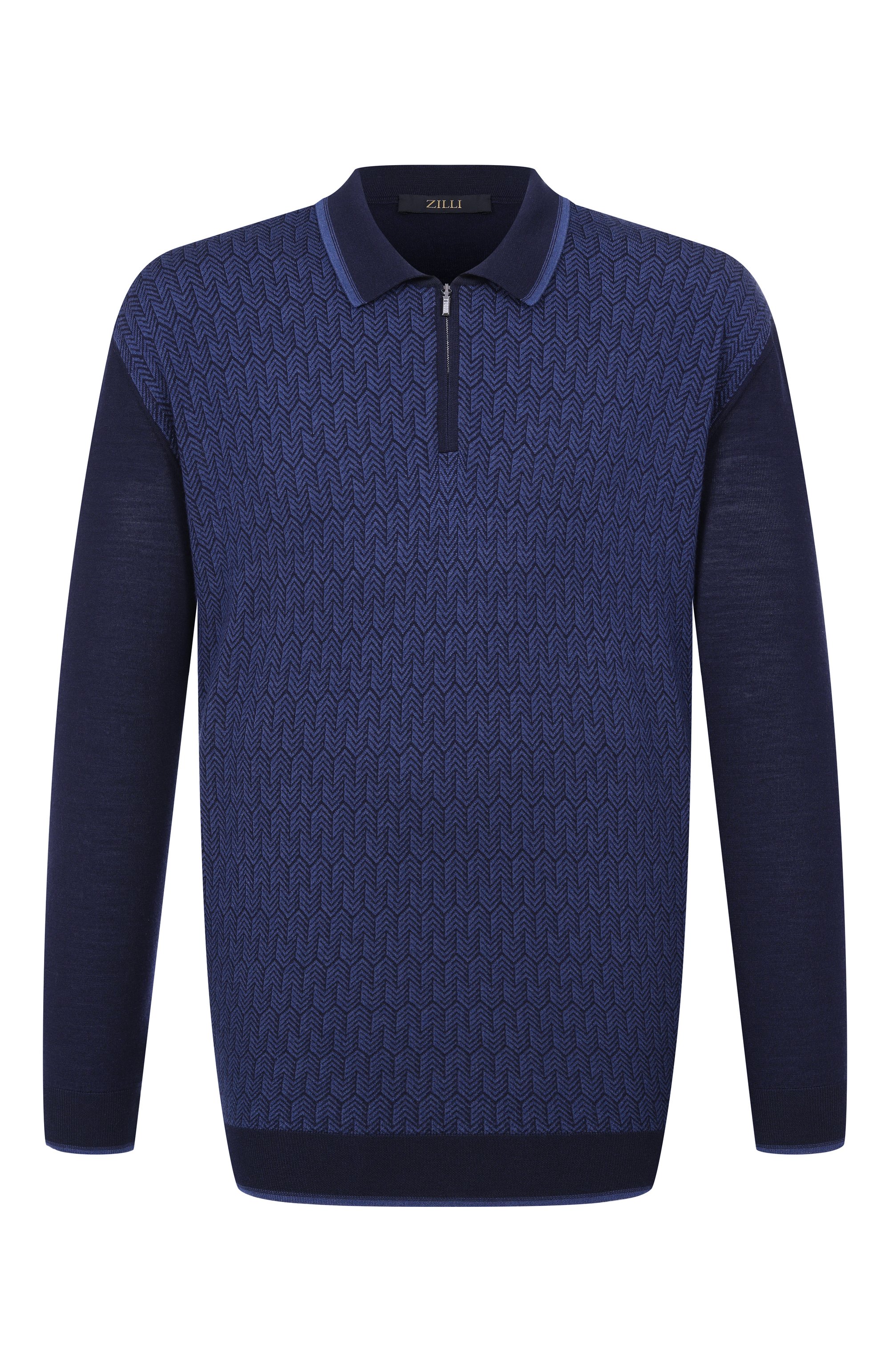 Поло из шерсти и шелка ZILLI, арт. KZP001M0230VHE001, фото 1