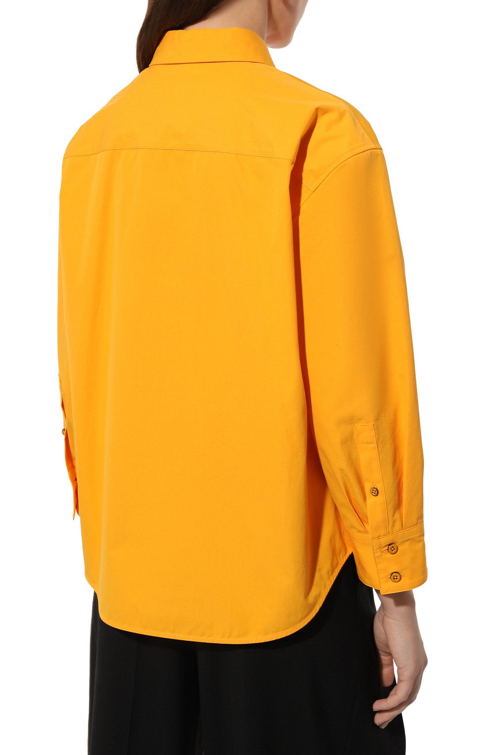  Хлопковая рубашка JIL SANDER, арт. J02DL0002/J45202, фото 4