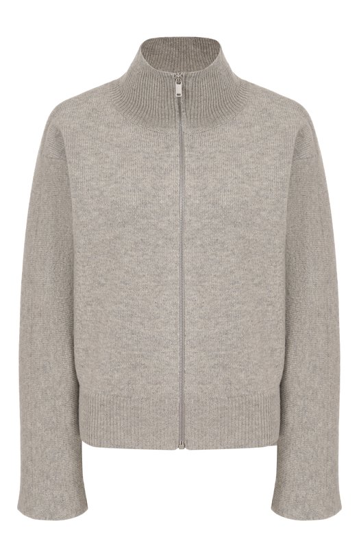 Кардиган из шерсти и хлопка Jil Sander J02HP0035/J14804 Серый J02HP0035/J14804