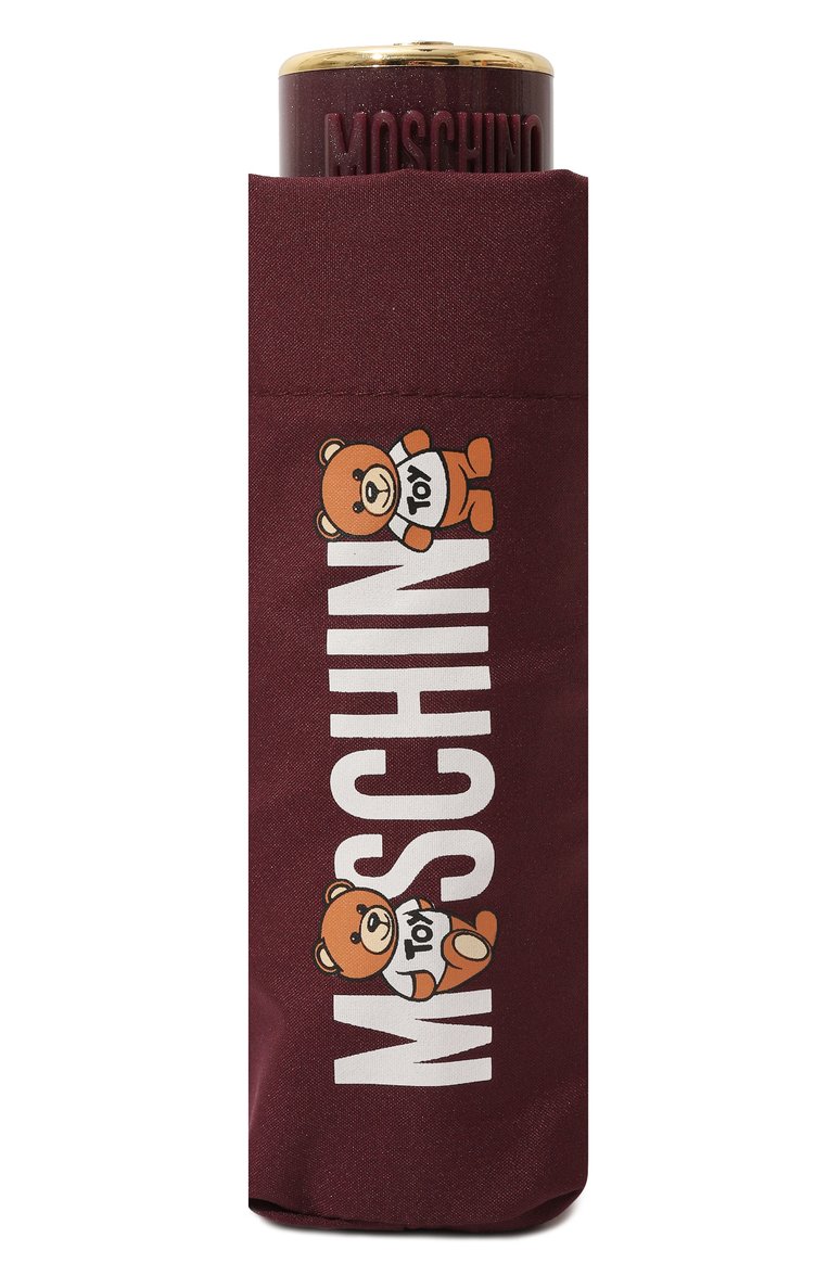 Женский складной зонт MOSCHINO фиолетового цвета, арт. 8550-SUPERMINIX | Фото 4 (Материал: Металл, Текстиль, Синтетический материал; Нос: Не проставлено)