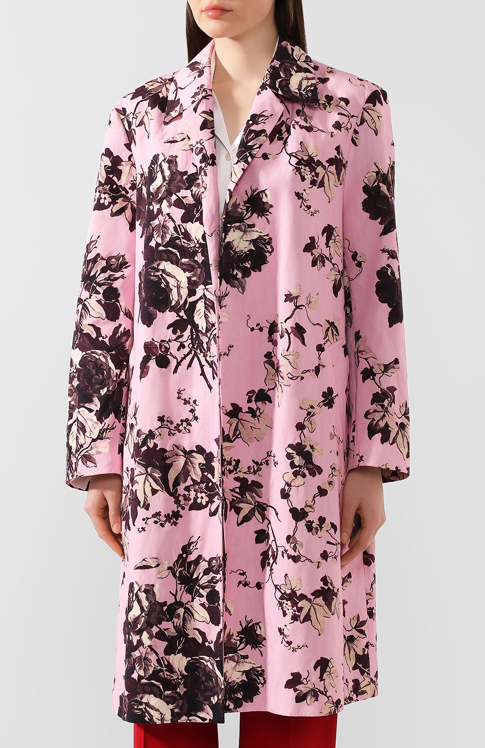 Хлопковое пальто DRIES VAN NOTEN, арт. 201-10276-9050, фото 3