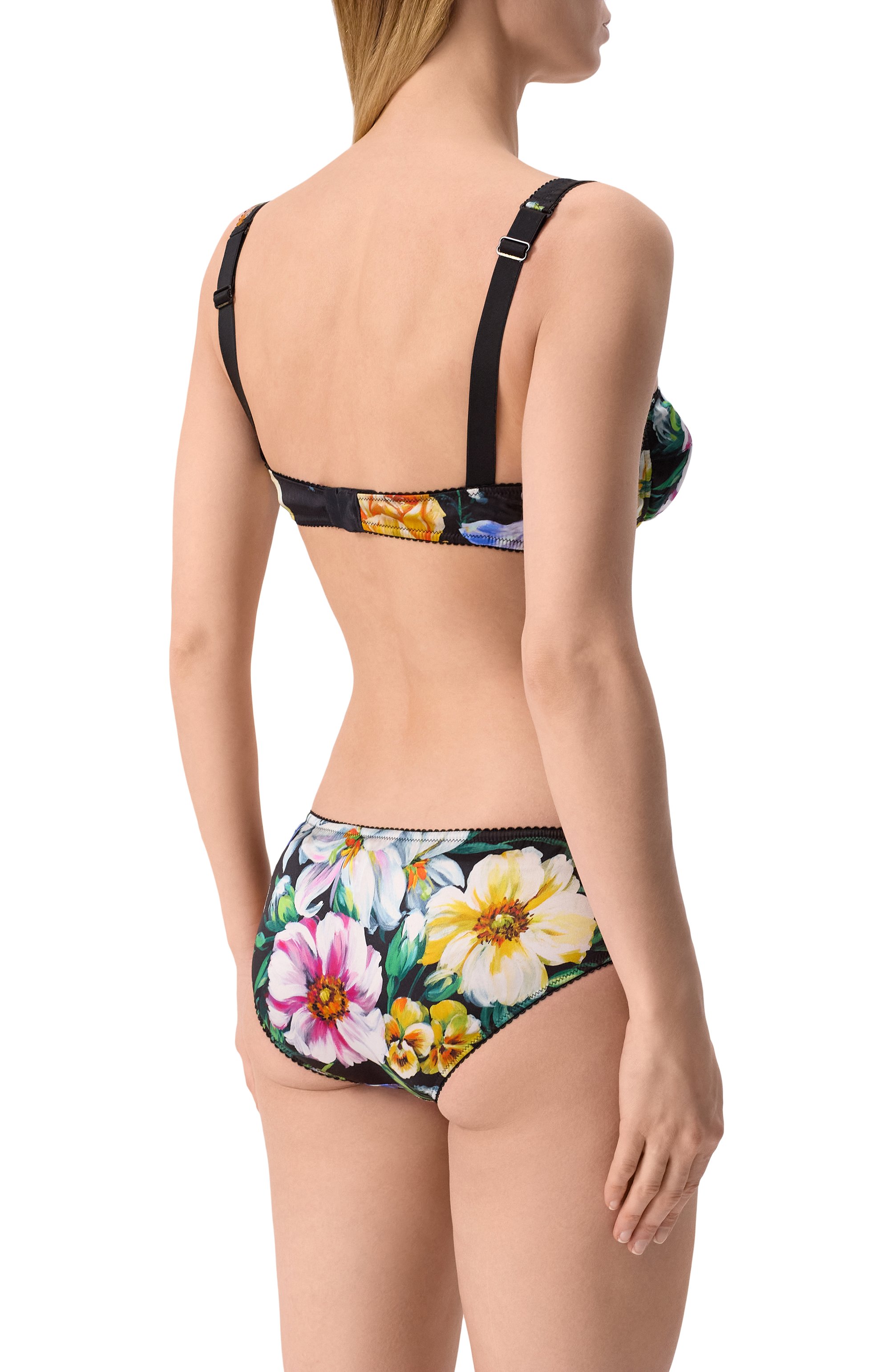 Бюстгальтер-балконет DOLCE & GABBANA черного цвета по цене 58250 руб., арт. 01A12T/FSA7N, фото 3 Бюстгальтер-балконет DOLCE & GABBANA, арт. 01A12T/FSA7N, фото 3