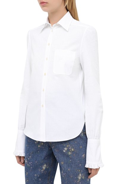 Хлопковая рубашка PHILOSOPHY DI LORENZO SERAFINI, арт. A0220/5725, фото 3