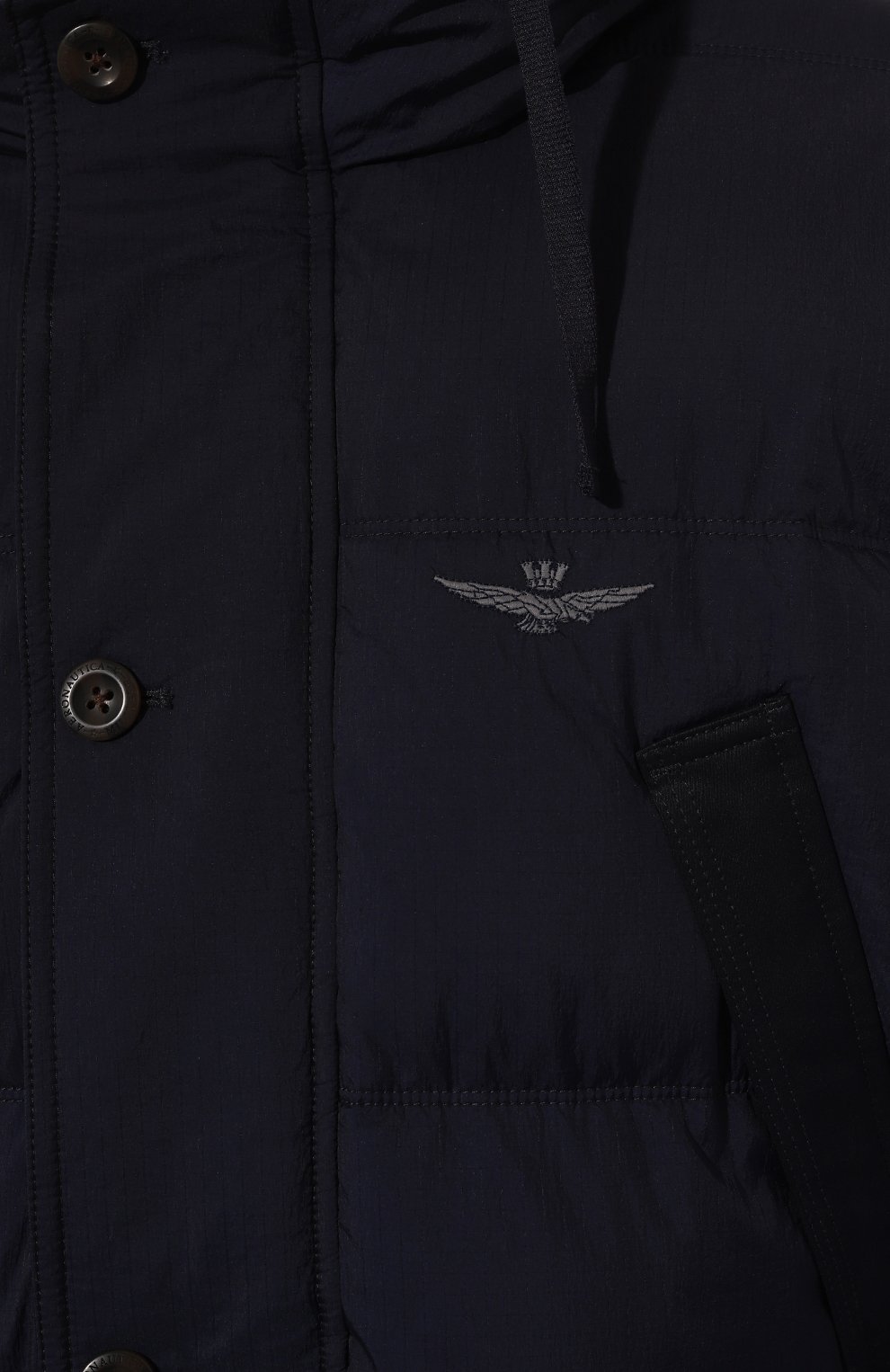 Пуховик AERONAUTICA MILITARE темно-синего цвета по цене 49950 руб., арт. AB2192CT3375, фото 5 Пуховик AERONAUTICA MILITARE, арт. AB2192CT3375, фото 5