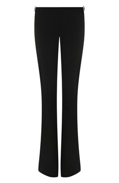 Женские брюки DSQUARED2 черного цвета, арт. S72KA1237/S60567 | Фото 1 (Материал внешний: Синтетический материал; Силуэт Ж (брюки и джинсы): Расклешенные; Стили: Гранж; Женское Кросс-КТ: Брюки-одежда; Длина (брюки, джинсы): Стандартные)