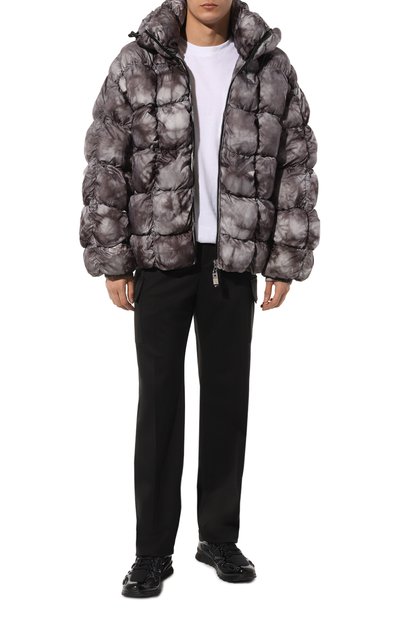 Пуховик DIESEL серого цвета по цене 65950 руб., арт. A06215/0DGAN, фото 2 Пуховик DIESEL, арт. A06215/0DGAN, фото 2