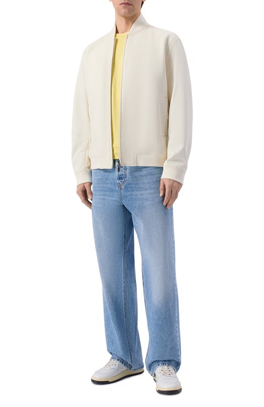 Хлопковая футболка Bogner 58526604 Жёлтый  58526604 Фото 2