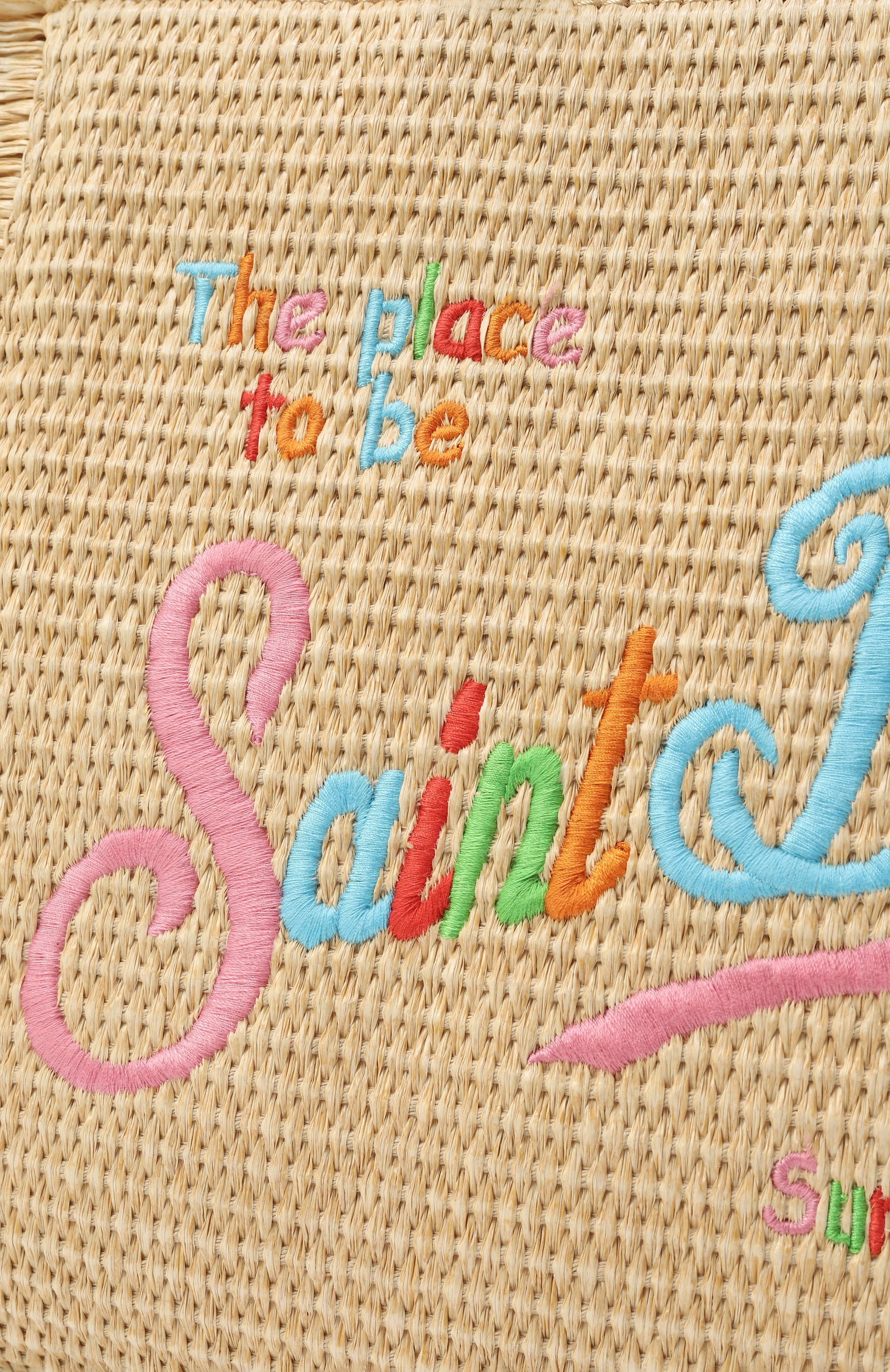 Сумка colette straw MC2 SAINT BARTH, арт. STBA C0LETTE STRAW N/00174H, фото 3