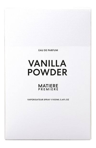 Парфюмерная вода vanilla powder (100ml) MATIERE PREMIERE, арт. 3760372460204, фото 2