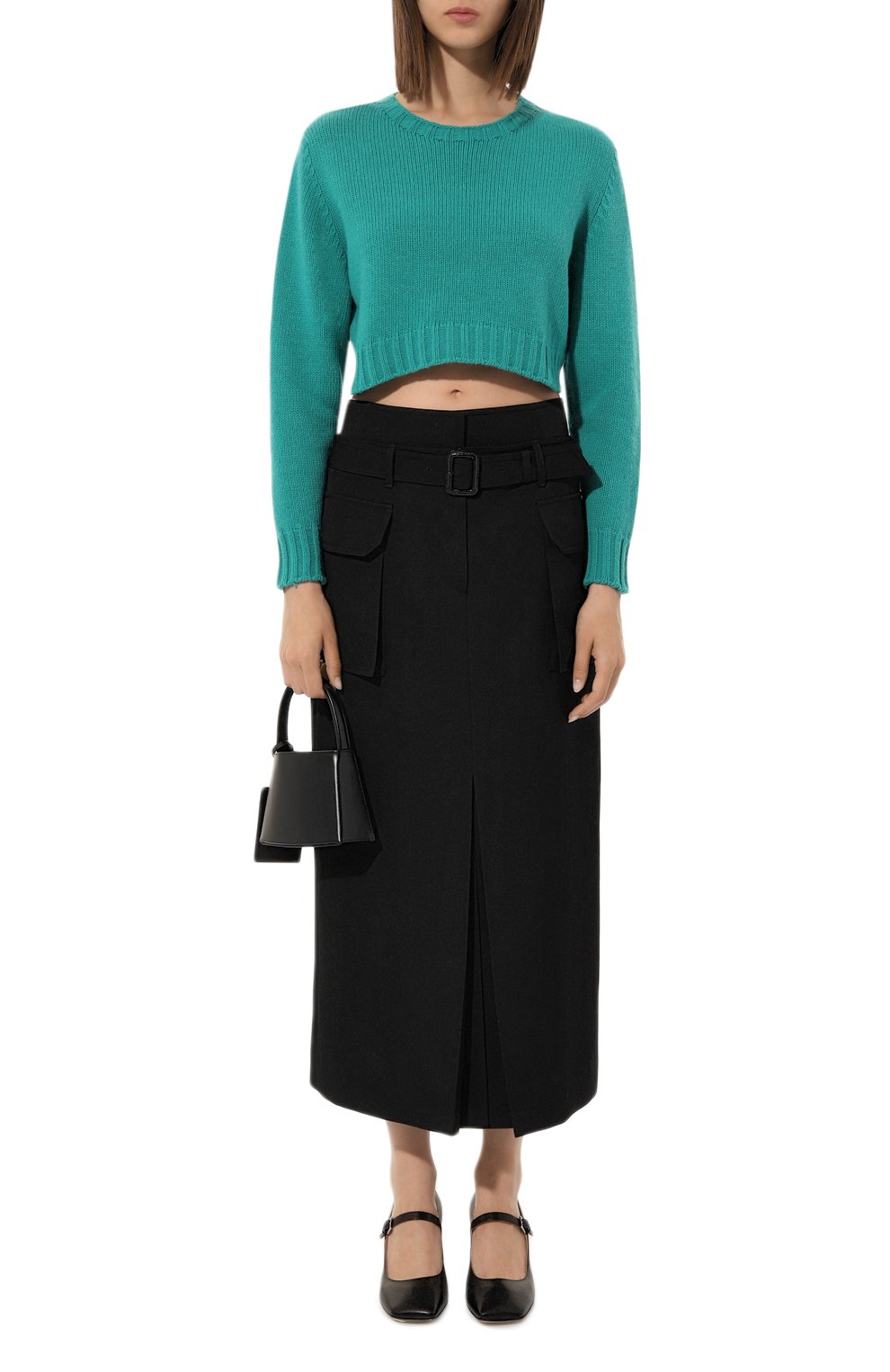 Шерстяной свитер PALM ANGELS, арт. PWHE040C99KNI0014001, фото 2