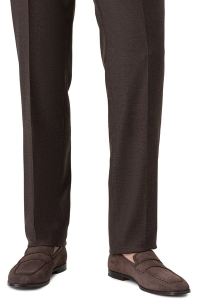 Замшевые лоферы ZILLI, арт. H0174AM1107VLSW03, фото 3