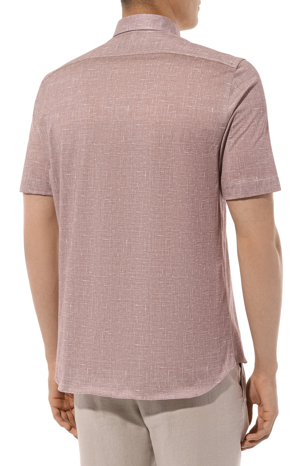 Хлопковая рубашка ZILLI, арт. MFZ-84030-G13710/0001, фото 4