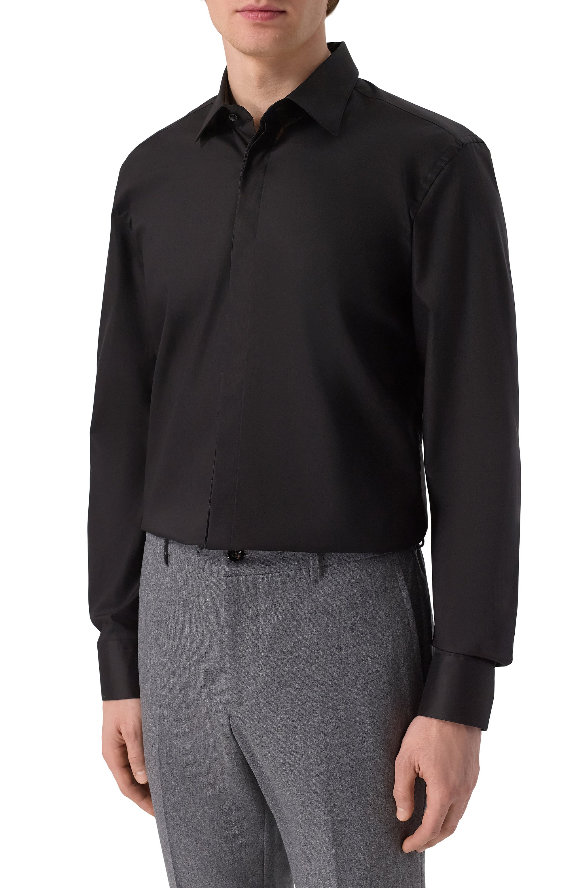 Хлопковая сорочка BOSS, арт. 50550653, фото 3