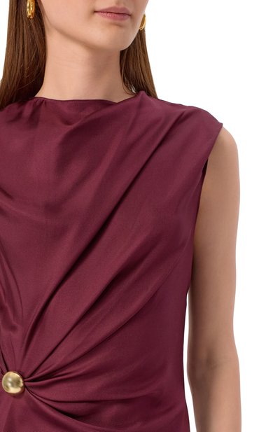 Шелковое платье LOULOU DE SAISON, арт. R0AN, фото 5