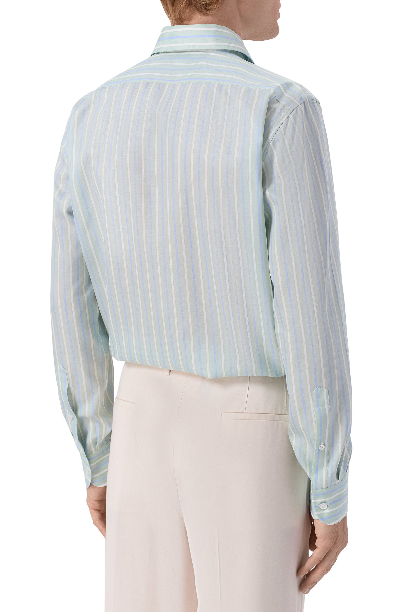 Сорочка из хлопка и льна MVST, арт. M26.CSM.B405/749-C0TT0N/LINEN, фото 4