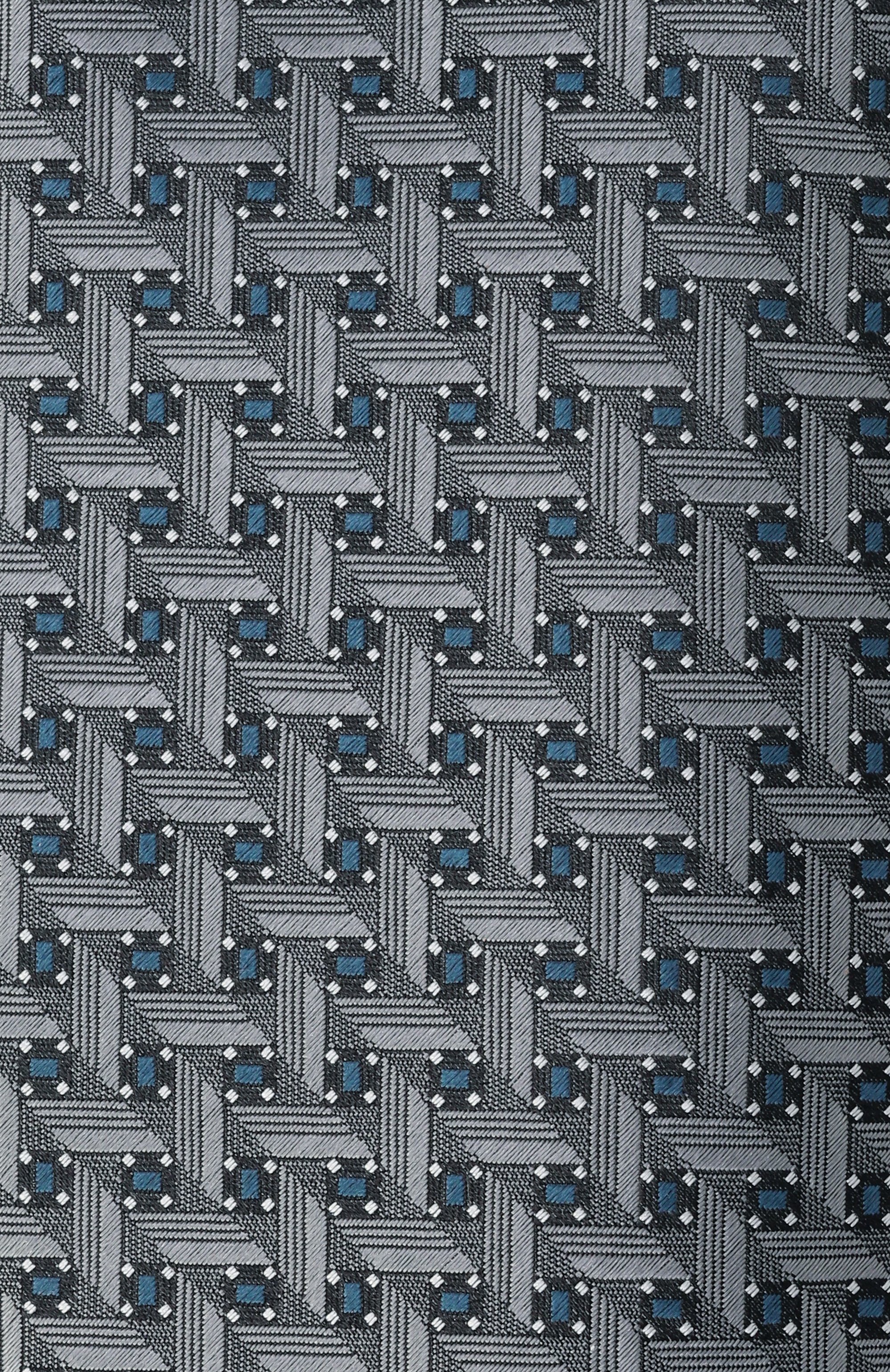 Шелковый галстук CANALI серого цвета по цене 21450 руб., арт. 18/HJ04497, фото 4 Шелковый галстук CANALI, арт. 18/HJ04497, фото 4