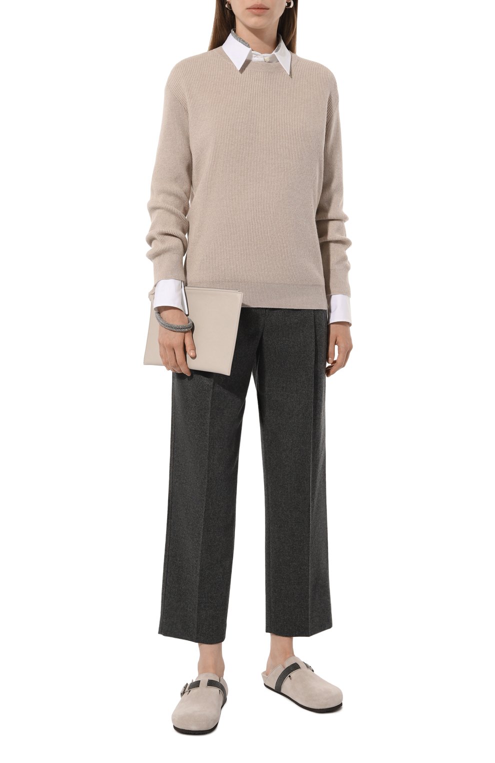 Кашемировый пуловер BRUNELLO CUCINELLI, арт. M12175400, фото 2