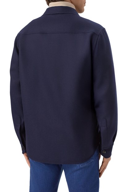 Шерстяная куртка-рубашка BRIONI, арт. SLTB0L/PBA40, фото 4