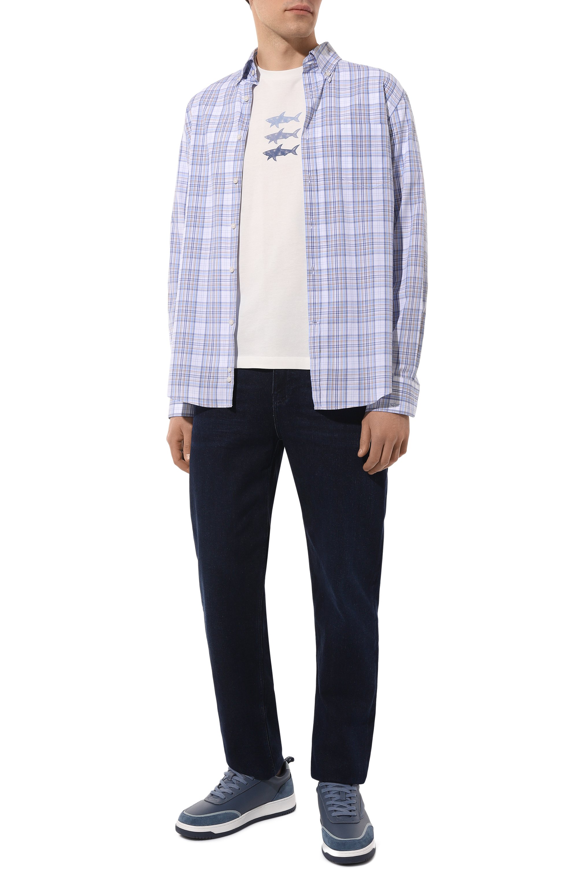 Хлопковая рубашка PAUL&SHARK, арт. 25413130/42, фото 2