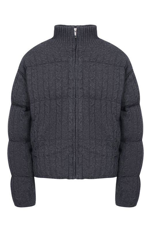 Шерстяной пуховик MC2 Saint Barth MYA0001-00057I/MYA W00L Серый MYA0001-00057I/MYA W00L