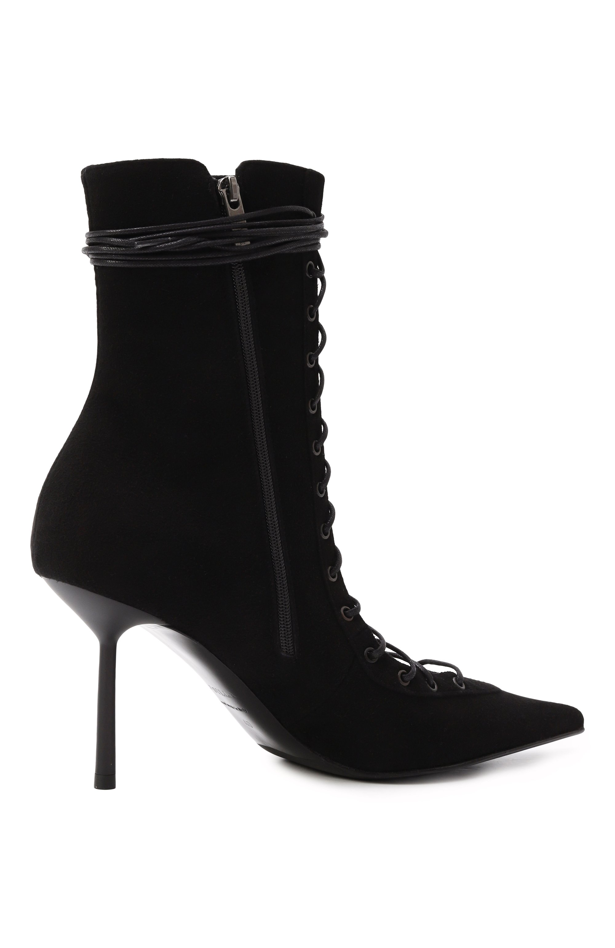 Замшевые ботильоны colette 80 LE SILLA, арт. 4249B080BMPPVEP, фото 5