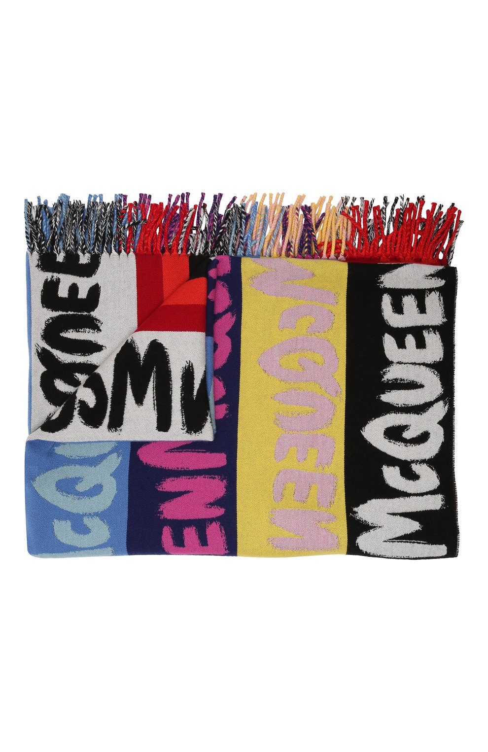 Палантин из шерсти и шелка ALEXANDER MCQUEEN, арт. 683935/3906Q, фото 1