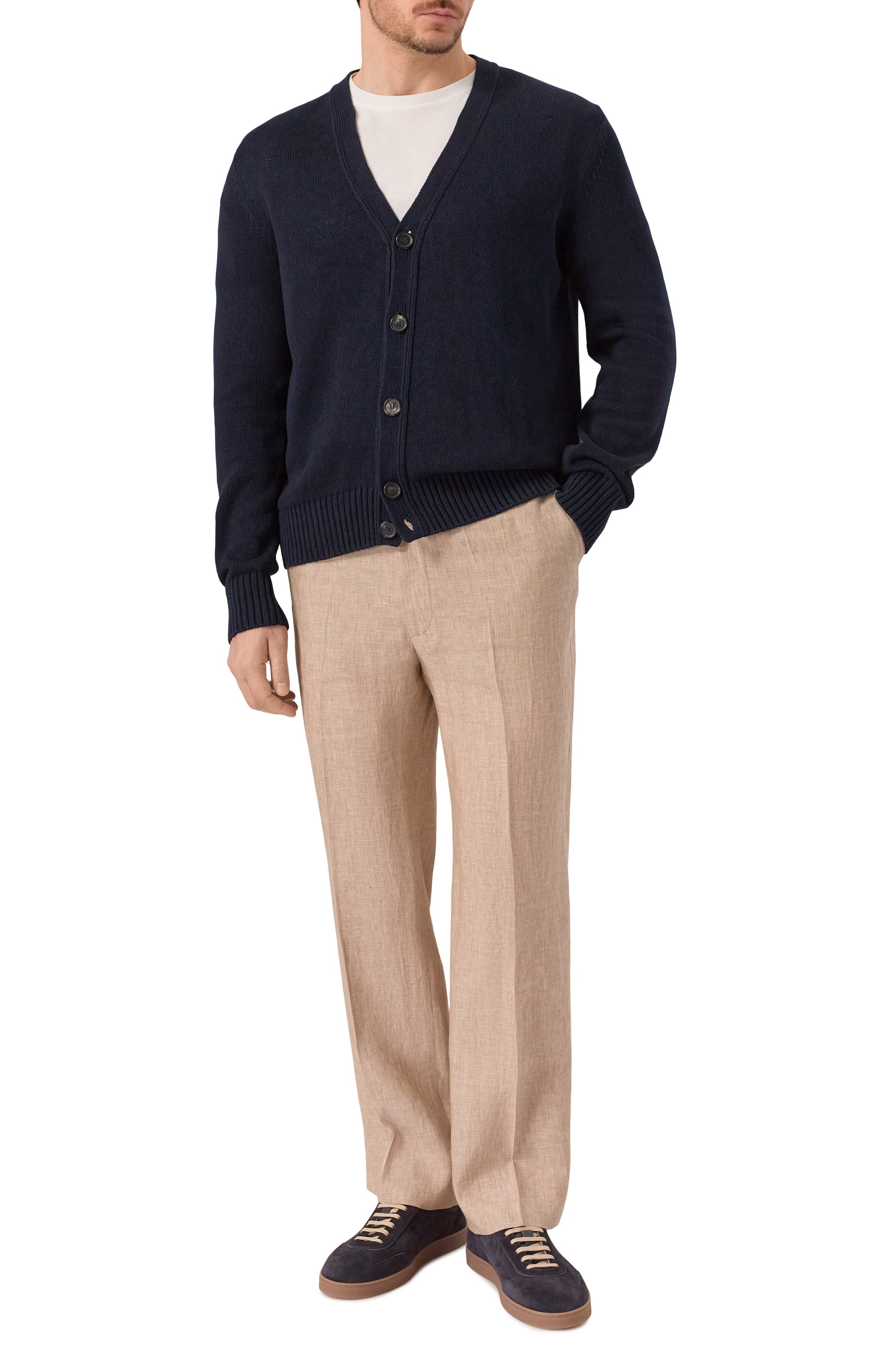 Льняные брюки CORNELIANI, арт. 274L27/2714159, фото 2