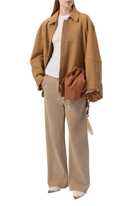 Джинсы Sienna Darkpark WTR91 DBU01/SIENNA-L00SE SIDE SPLIT DENIM Бежевый  WTR91 DBU01/SIENNA-L00SE SIDE SPLIT DENIM Фото 2