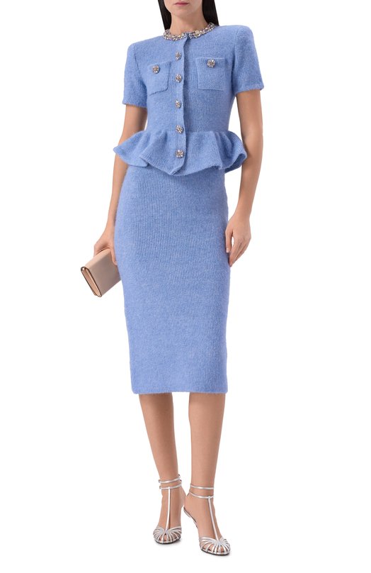 Платье self-portrait RS26106MBL Голубой  RS26106MBL Фото 2