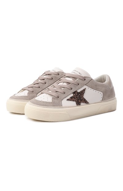Кожаные кеды may GOLDEN GOOSE DELUXE BRAND, арт. GYF00495.F008072