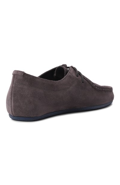 Замшевые дерби hood JIL SANDER темно-серого цвета по цене 117500 руб., арт. J16ZJ0031/P7692, фото 5 Замшевые дерби hood JIL SANDER, арт. J16ZJ0031/P7692, фото 5