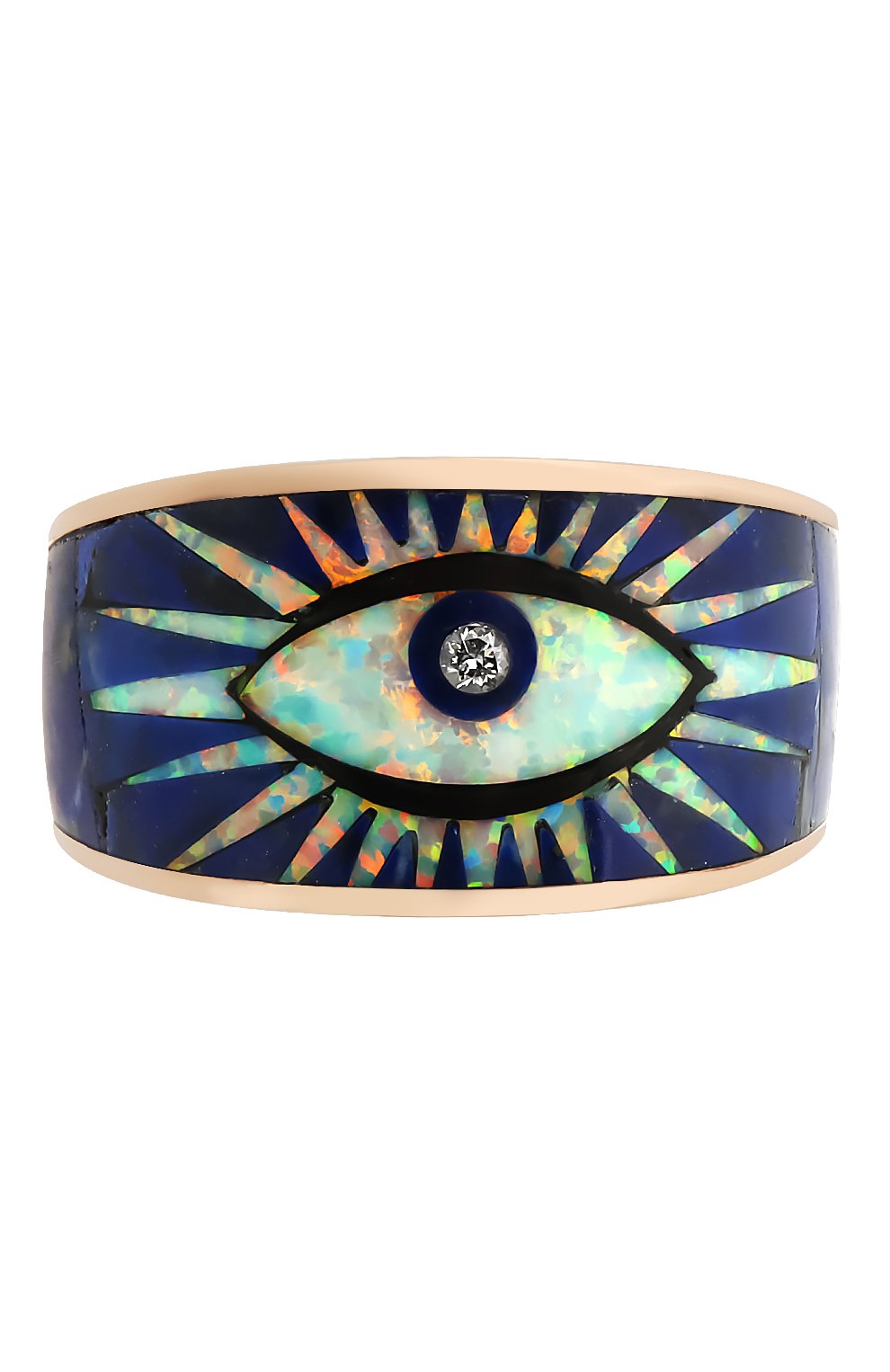 Кольцо JACQUIE AICHE бесцветного цвета по цене 787750 руб., арт. 2012054, фото 1 Кольцо JACQUIE AICHE, арт. 2012054, фото 1