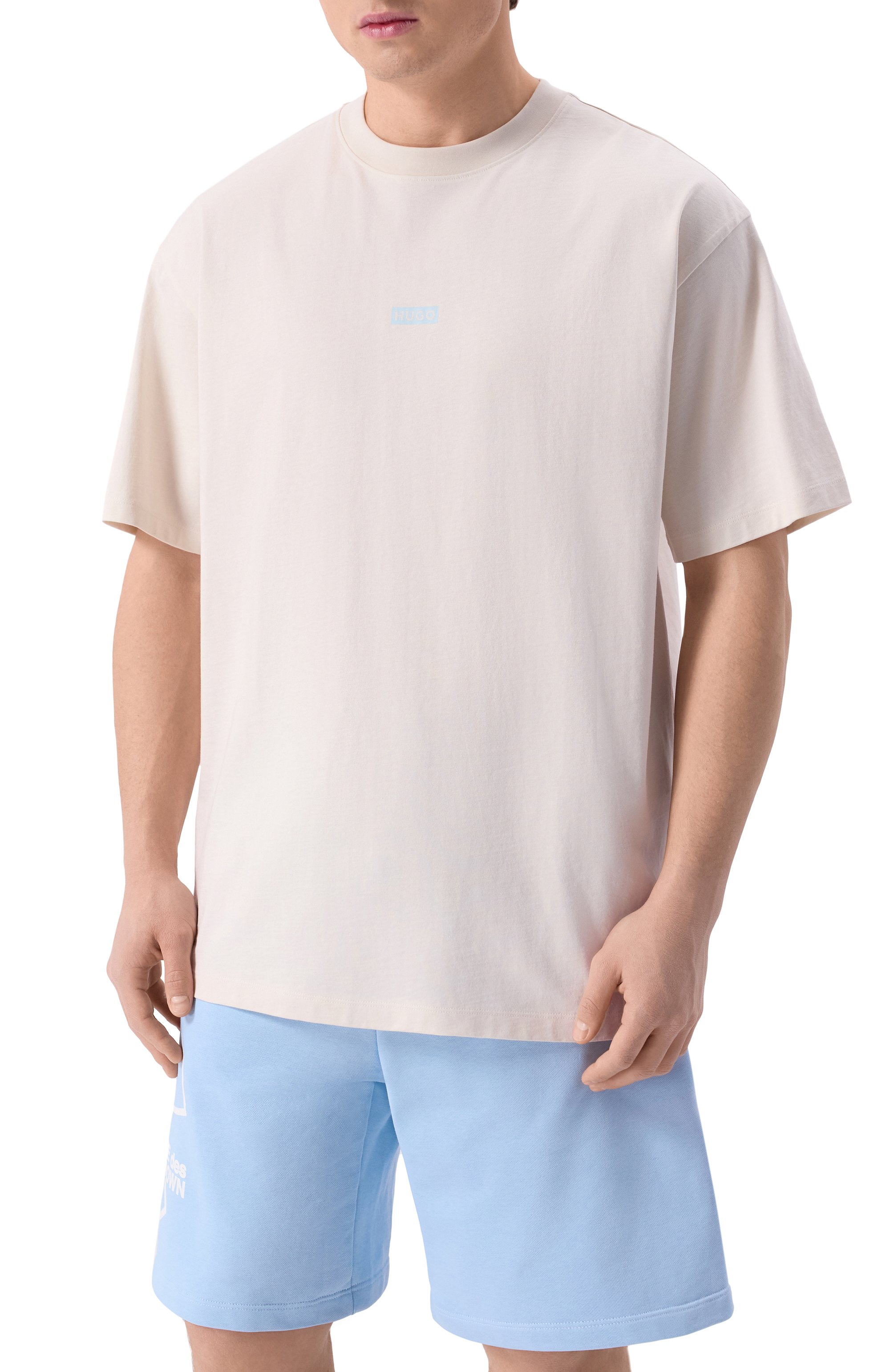 Хлопковая футболка HUGO BLUE, арт. 50509776, фото 3