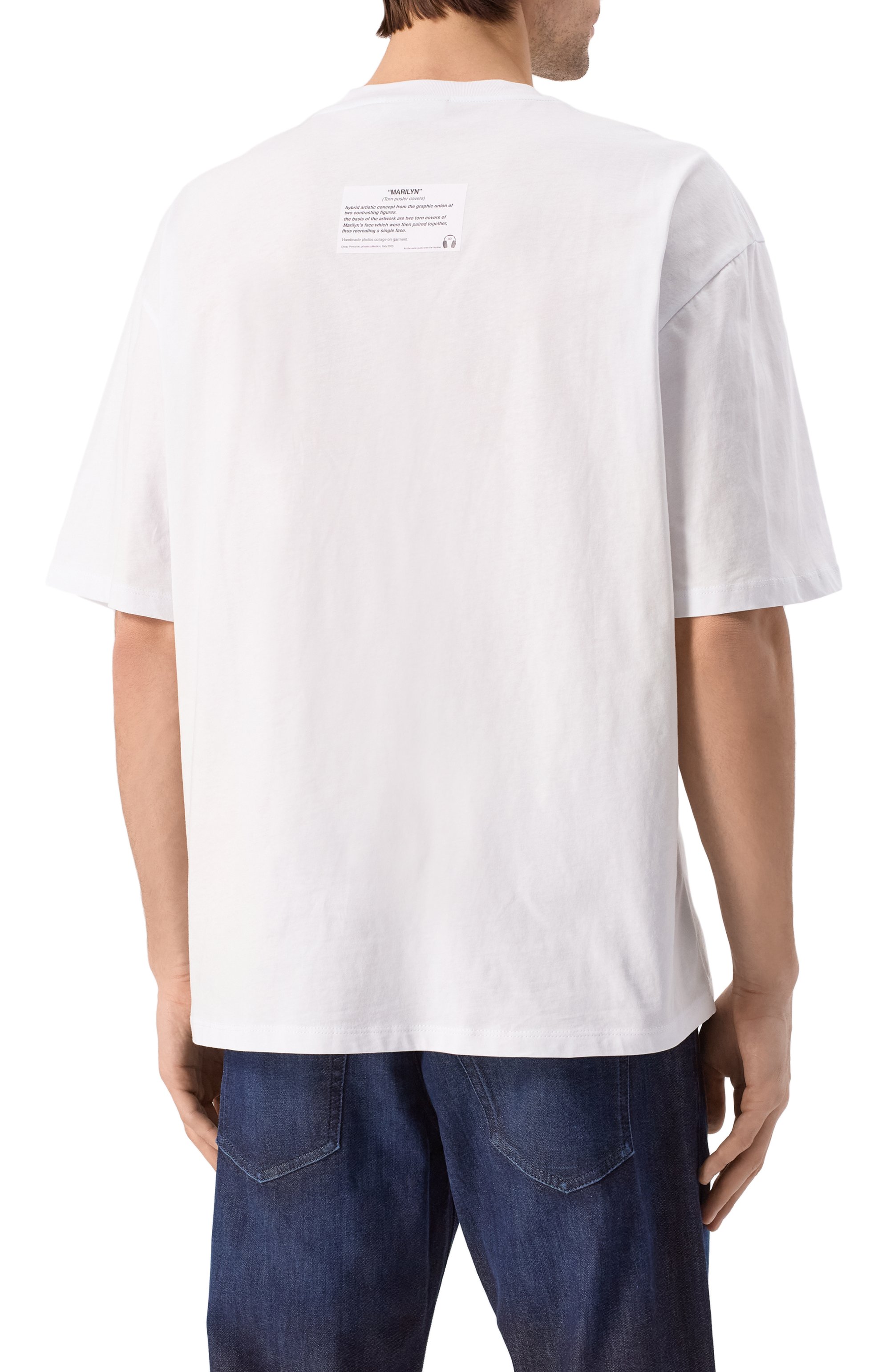 Хлопковая футболка DIEGO VENTURINO, арт. DVTS0MARY, фото 4