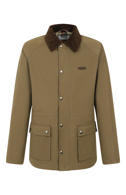 Хлопковая куртка Moschino A0620/5218 Хаки A0620/5218