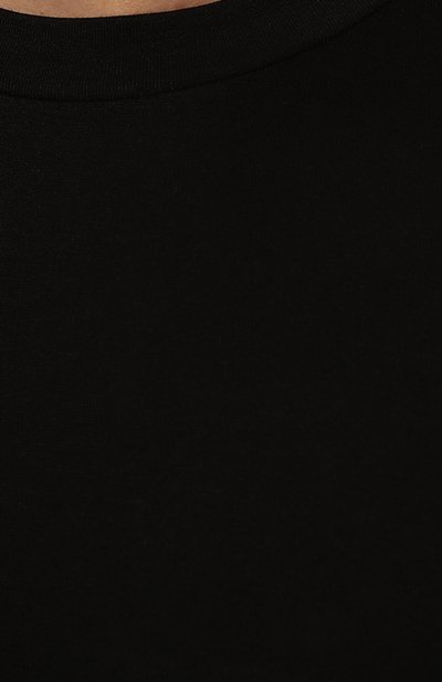 Хлопковая футболка ZIMMERLI черного цвета по цене 9950 руб., арт. 222-1473/M, фото 5 Хлопковая футболка ZIMMERLI, арт. 222-1473/M, фото 5