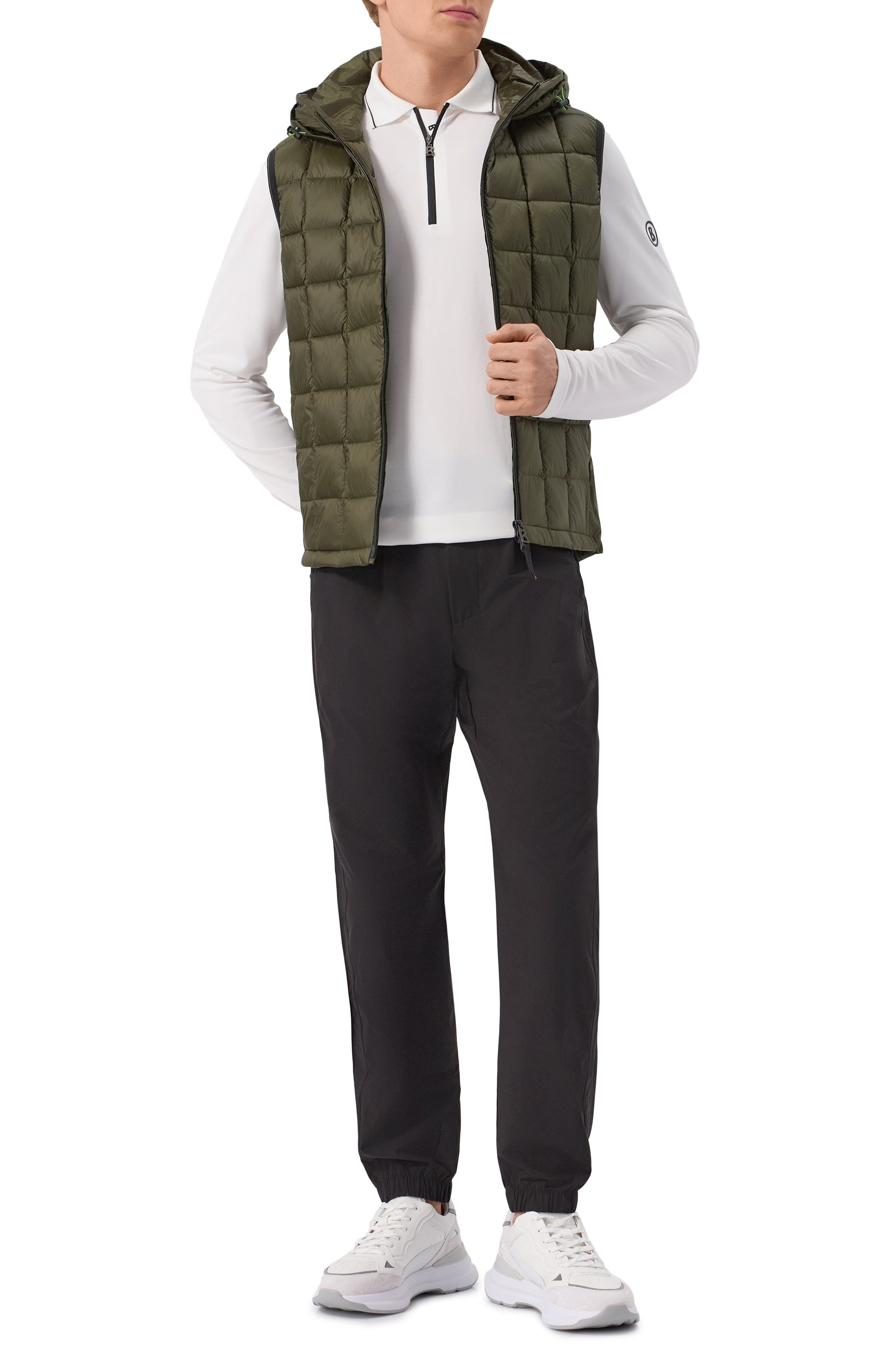 Поло BOGNER белого цвета по цене 26400 руб., арт. 52169623, фото 2 Поло BOGNER, арт. 52169623, фото 2