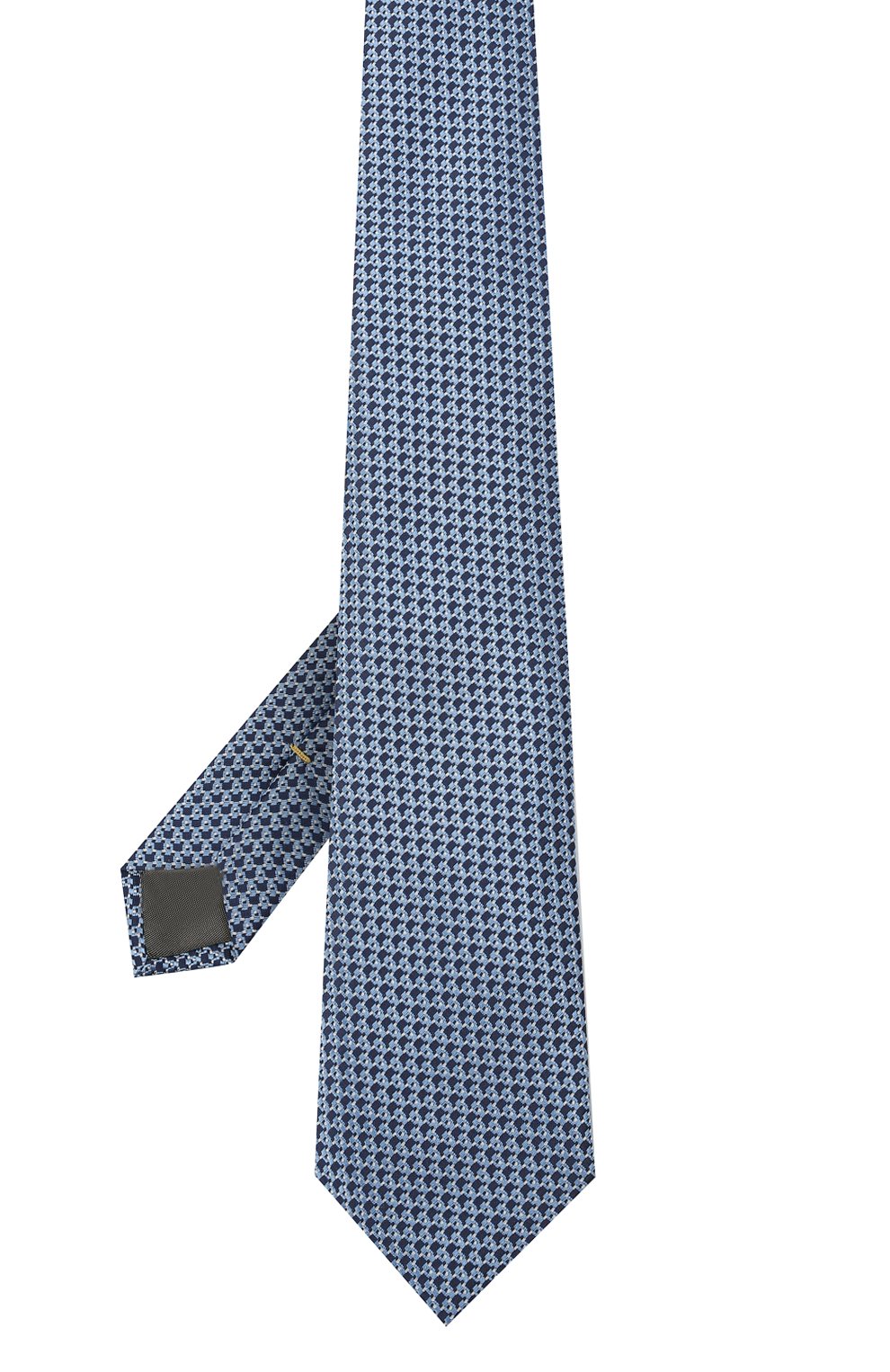 Шелковый галстук CANALI синего цвета по цене 11500 руб., арт. 18/HJ03128, фото 2 Шелковый галстук CANALI, арт. 18/HJ03128, фото 2