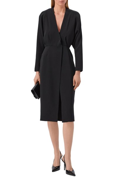 Комбинированные туфли vivienne 100 LE SILLA черного цвета по цене 89250 руб., арт. 4206D090BXPPGSL, фото 3 Комбинированные туфли vivienne 100 LE SILLA, арт. 4206D090BXPPGSL, фото 3